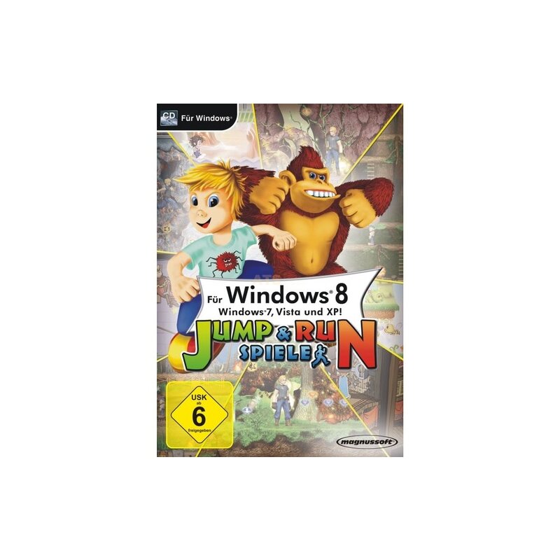 Magnussoft Jump & Run Spiele für Windows 8, 7, Vista und XP (PC), 4,9
