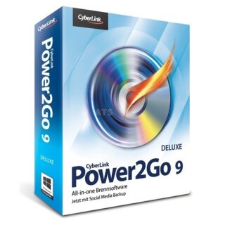 CyberLink Power2Go 9 Deluxe 1 PC Vollversion MiniBox