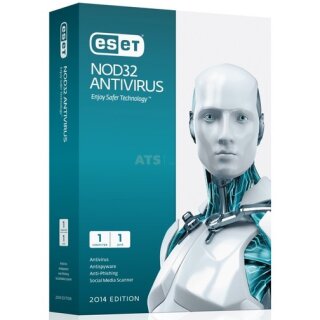ESET NOD32 Antivirus 7 ( 2014 Edition ) 1 Computer Vollversion MiniBox 1 Jahr inkl. Update auf 2017