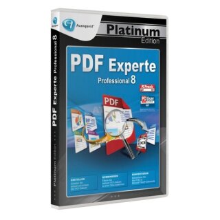Avanquest PDF Experte 8 Professional Vollversion DVD-Box Platinum Edition