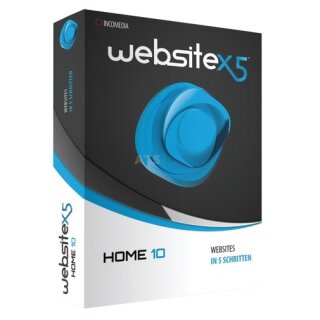 Incomedia Website X5 Home 10 Vollversion MiniBox