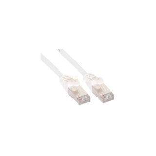 InLine® Patchkabel CAT5e SF/UTP RJ45 2m weiß Retail