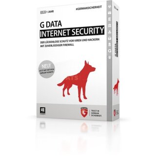 G Data Software Internet Security 2015 1 PC Vollversion MiniBox 1 Jahr