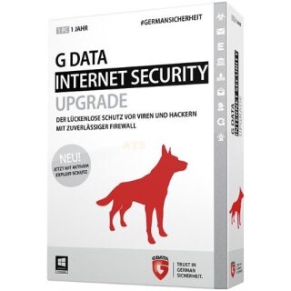 G Data Software Internet Security 2015 1 PC Update MiniBox 1 Jahr