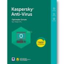 Kaspersky Anti-Virus 4 PCs Vollversion GreenIT 1 Jahr...