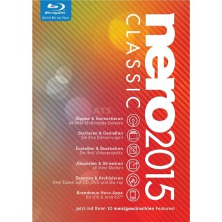 Nero AG Nero 2015 Classic Vollversion DVD-Box