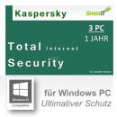 Kaspersky Total Internet Security for Windows 3 PCs...