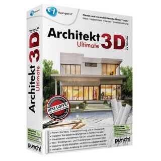 Punch! Software Architekt 3D X7 Ultimate 1 PC Vollversion MiniBox