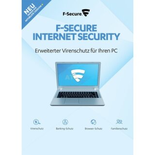 F-Secure Internet Security 3 PCs Update EFS PKC 2 Jahre für aktuelle Version 2017
