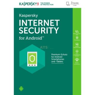 Kaspersky Internet Security for Android 3 Geräte Vollversion ESD 1 Jahr D-A-CH Lizenz