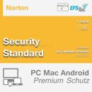 Symantec Norton Security Standard 1 Gerät Vollversion EFS PKC 1 Jahr für aktuelle Version 2016 (3.0)
