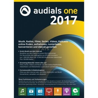 Audials One 2017 Vollversion MiniBox