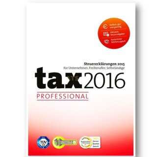 Buhl Tax 2016 Professional (für Steuerjahr 2015) 1 PC Vollversion ESD