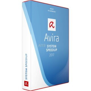 Avira System Speedup 2017 1 PC Vollversion DVD-Box 1 Jahr