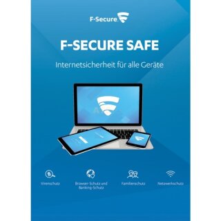 F-Secure SAFE Internet Security 5 Geräte Vollversion ESD 1 Jahr für aktuelle Version 2018