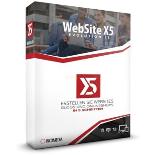 Incomedia WebSite X5 Evolution 13 Vollversion MiniBox