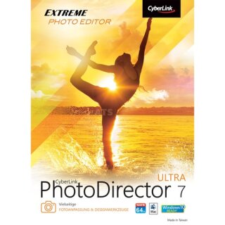 CyberLink PhotoDirector 7 Ultra 1 Benutzer | 1 PC oder Mac Vollversion ESD ( Download )