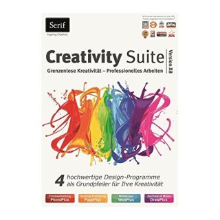 Serif Creativity Suite X8 inkl PhotoPlus DrawPlus PagePlus WebPlus 1 PC Vollversion ESD