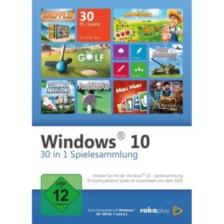Rokapublish Windows 10 30 in 1 Spielesammlung (PC)