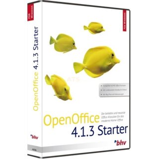 BHV OpenOffice 4.1.3 Starter Vollversion DVD-Box
