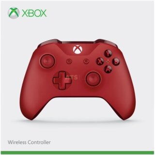 Microsoft Xbox One Branded Wireless Controller Mid-red/Dark-red