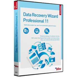BHV DataRecovery Wizard 11 Professional Vollversion DVD-Box
