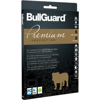 BullGuard Premium Protection 2018 5 Geräte Vollversion ESD 2 Jahre ( Download )