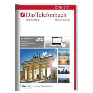 TVG Verlag Das Telefonbuch. Deutschland Herbst/Winter 2017/18 Vollversion DVD-Box