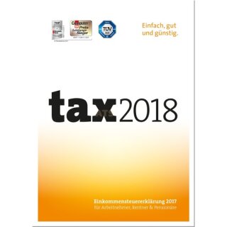 Buhl Tax 2018 1 Benutzer Vollversion EFS PKC (für Steuerjahr 2017)