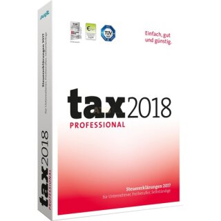 Buhl Tax 2018 Professional 1 PC Vollversion MiniBox (für Steuerjahr 2017)