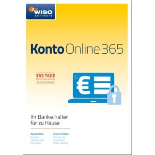 Buhl WISO Konto Online 365 - Jahresversion 2018 1 Benutzer Vollversion GreenIT 1 Jahr