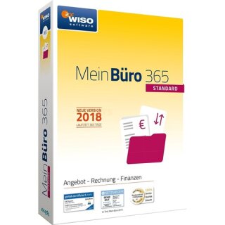 Buhl Wiso Mein Büro 365 Standard 1 PC Vollversion MiniBox 1 Jahr Jahresversion 2018