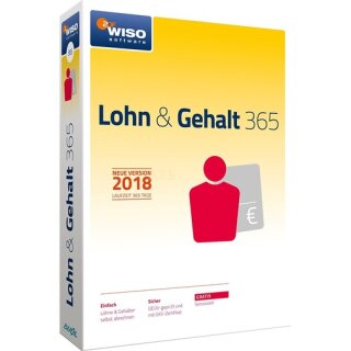 Buhl Wiso Lohn & Gehalt 365 1 PC Vollversion MiniBox 1 Jahr Jahresversion 2018