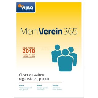 Buhl Wiso Mein Verein 365 1 Benutzer Vollversion ESD 1 Jahr Jahresversion 2018