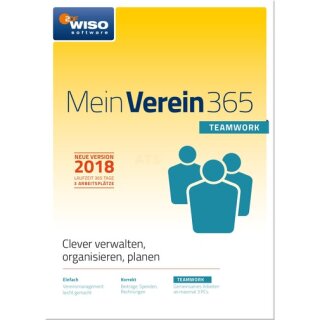 Buhl Wiso Mein Verein 365 Teamwork Edtion 3 Benutzer Vollversion ESD 1 Jahr Jahresversion 2018