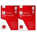Avira Internet Security Plus 2018 1+1 Vollversion DVD-Box...