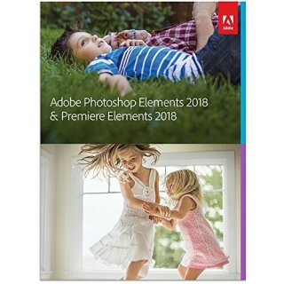 Adobe Photoshop & Premiere Elements 2018 1 Benutzer | 1 PC oder Mac Vollversion MiniBox