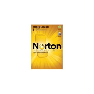 Symantec Norton Mobile Security 2.5 for Android 1 Benutzer Vollversion OEM 1 Jahr